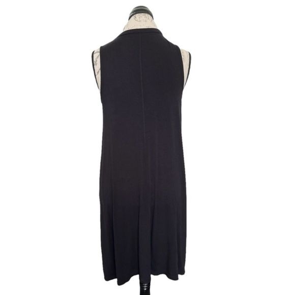 Time and Thru Womens Black Dress Size Medium Size 8-10 Stretch Sleeveless Autumn - Picture 3 of 12